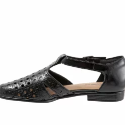 Women's Trotters Leatha Open Weave Flats -Shoe Sales Shop 113713 233750 3