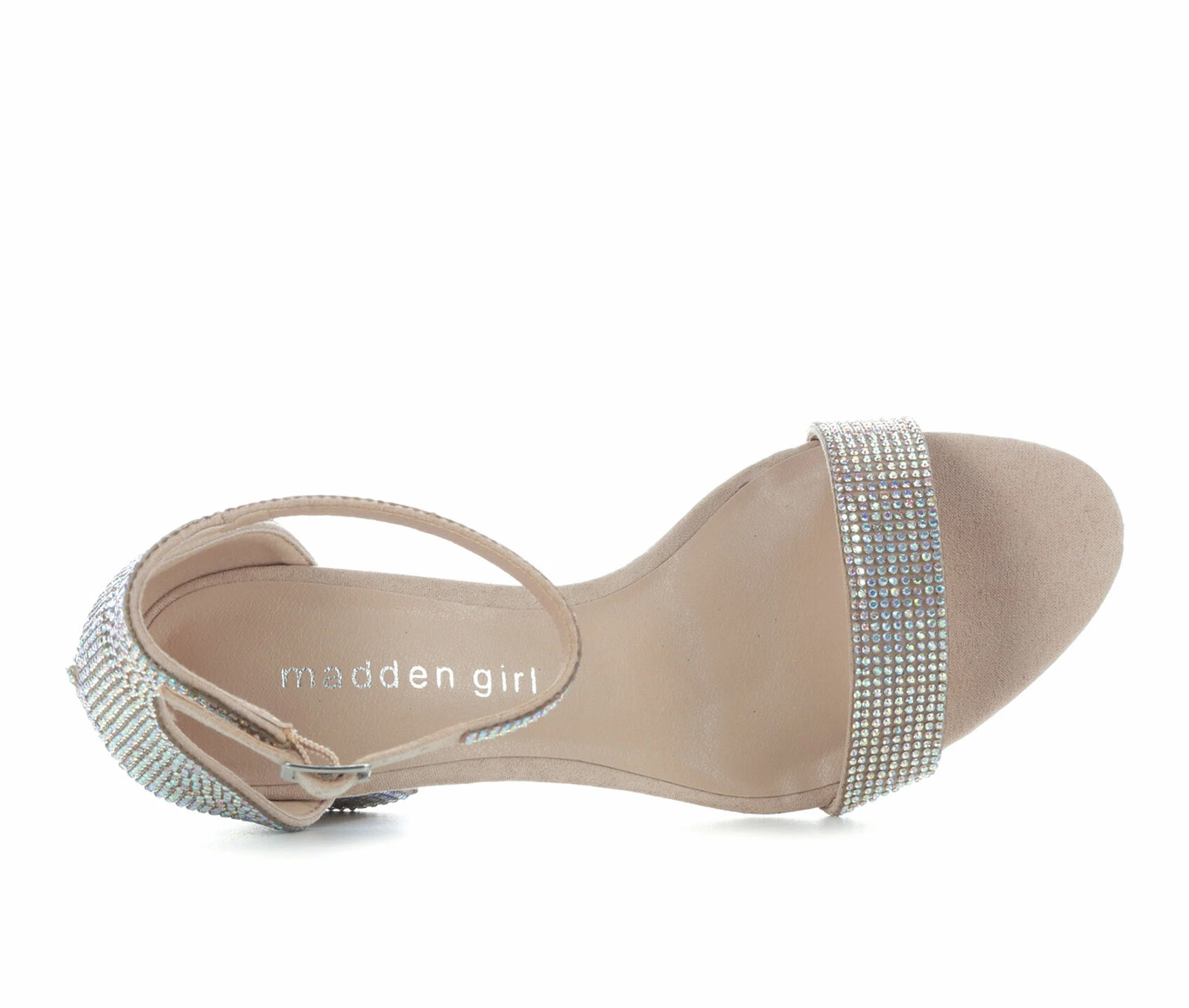Women's Madden Girl Beella Rhinestone Dress Sandals 6 Women's Madden Girl Beella Rhinestone Dress Sandals - Image 6