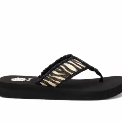 Women's Yellow Box Focus Flip-Flops