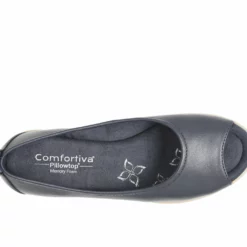 Women's Comfortiva Pratima Peep Toe Flats -Shoe Sales Shop 154133 334277 6