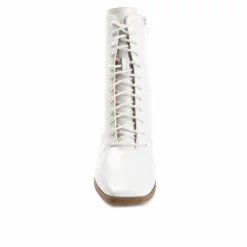 Women's Journee Collection Covva Heeled Combat Booties -Shoe Sales Shop 144278 308251 4