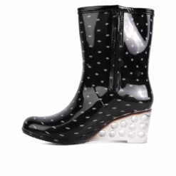 Women's London Rag Drench Wedge Rain Boots -Shoe Sales Shop 149886 322633 3