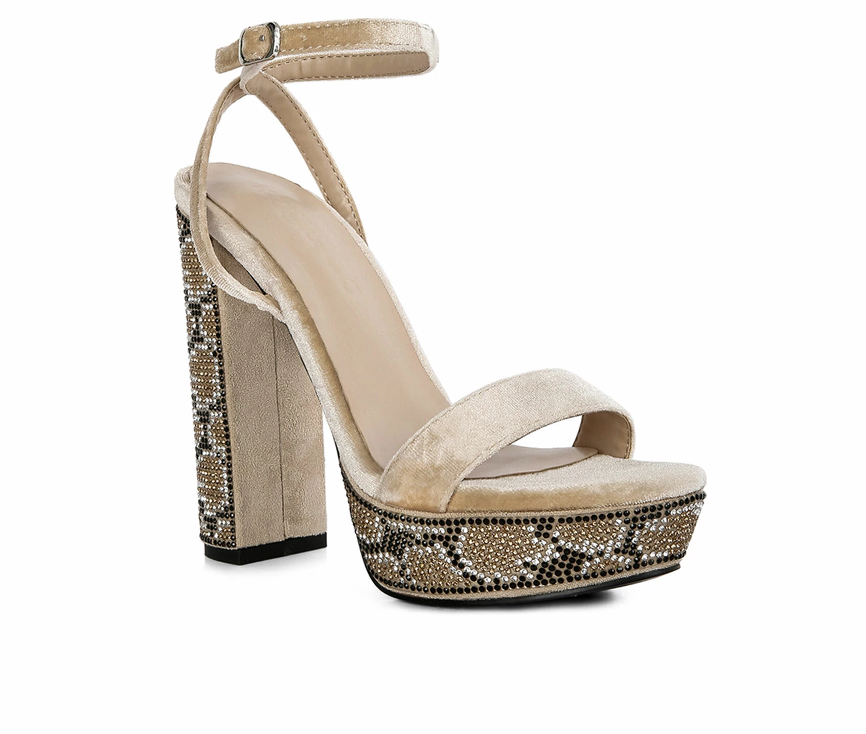 Women's Rag & Co Zircon Platform Dress Sandals 2 Women's Rag & Co Zircon Platform Dress Sandals - Image 2