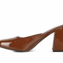 Women's Rag & Co Neoplast Block Heel Mules 9 Women's Rag & Co Neoplast Block Heel Mules -Shoe Sales Shop 151799 328015 3