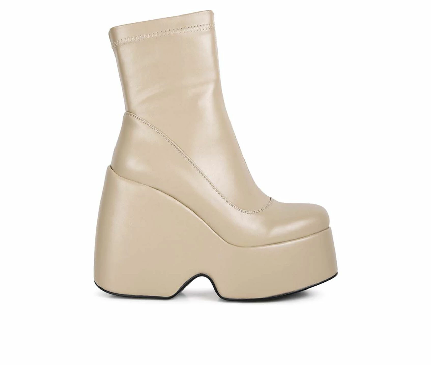 Women's Rag & Co Purnell Wedge Platform Booties 1 Women's Rag & Co Purnell Wedge Platform Booties