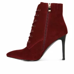 Women's Rag & Co Sulfur Lace Up Stiletto Booties -Shoe Sales Shop 151899 328394 3