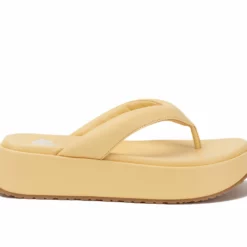 Women's Yellow Box Asbury Platform Flip-Flops