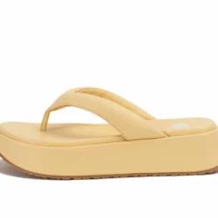 Women's Yellow Box Asbury Platform Flip-Flops -Shoe Sales Shop 153527 332890 3