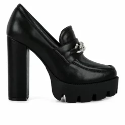Women's London Rag Y2K High Platform Heeled Loafers