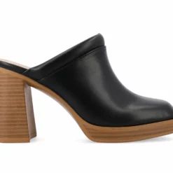 Women's Journee Collection Izara Block Heel Platform Clogs