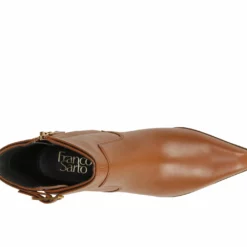 Women's Franco Sarto Amber Heeled Ankle Booties -Shoe Sales Shop 161360 354095 6