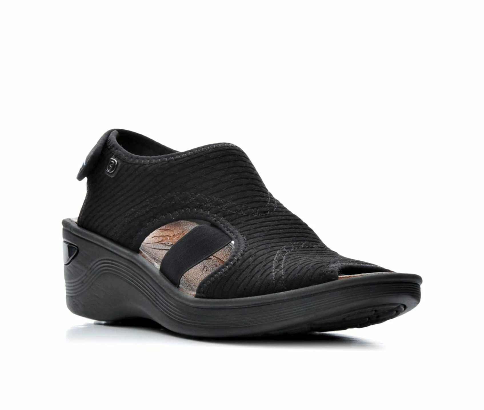 Women's BZEES Dream Stretch Wedge Sandals 2 Women's BZEES Dream Stretch Wedge Sandals - Image 2